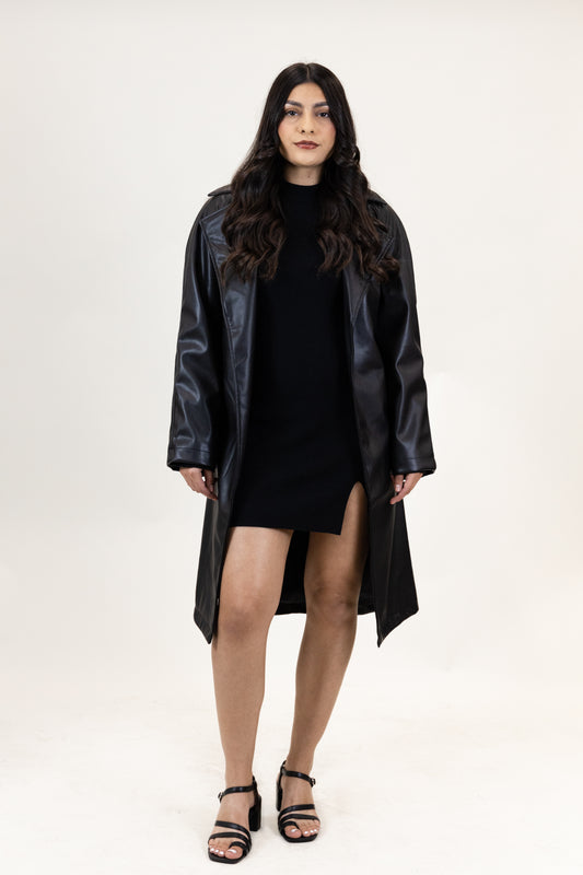 Jessica’s leather coat