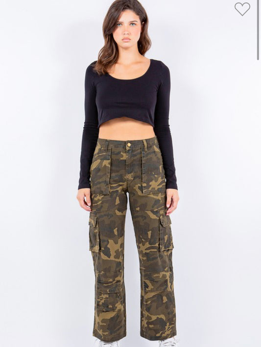 Camo Cargo Pants